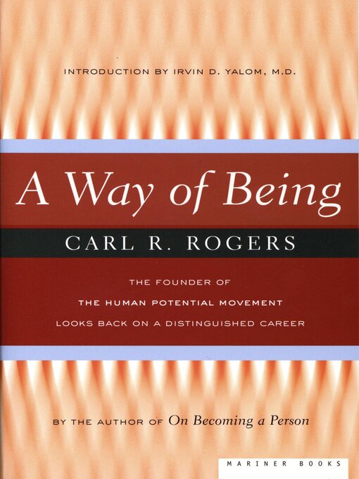 Title details for A Way of Being by Carl Rogers - Available